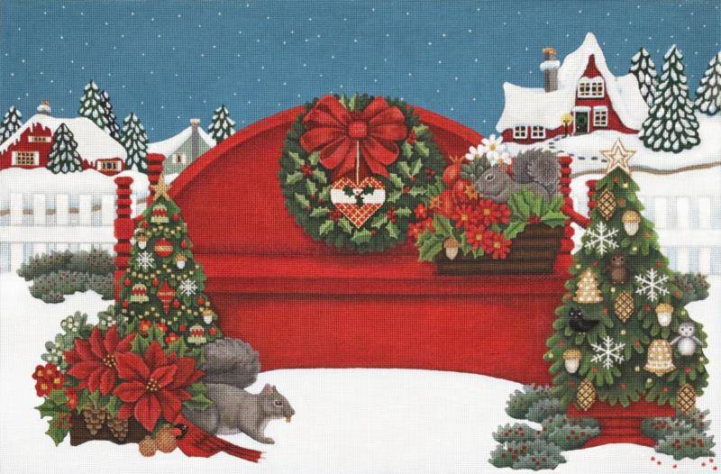 Christmas Bench