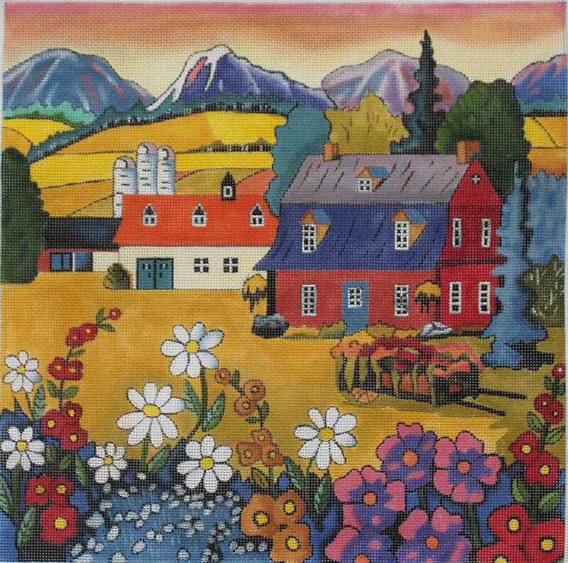 Spring Splendor Needlepoint